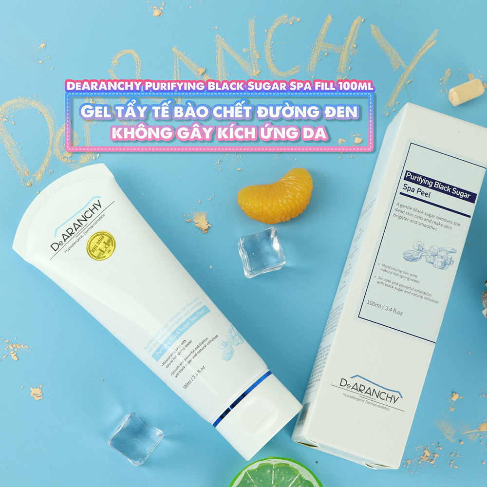 Gel Tẩy Tế Bào Chết DeARANCHY Purifying Black Sugar Spa Fill 100ml 