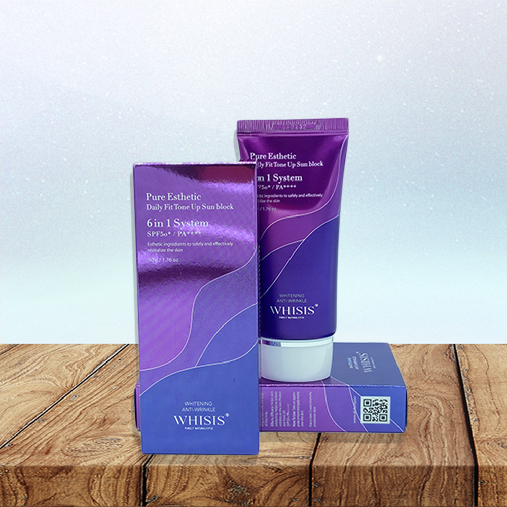 Kem Chống Nắng Sinh Học Nâng Tone Whisis SPF50+/PA++++