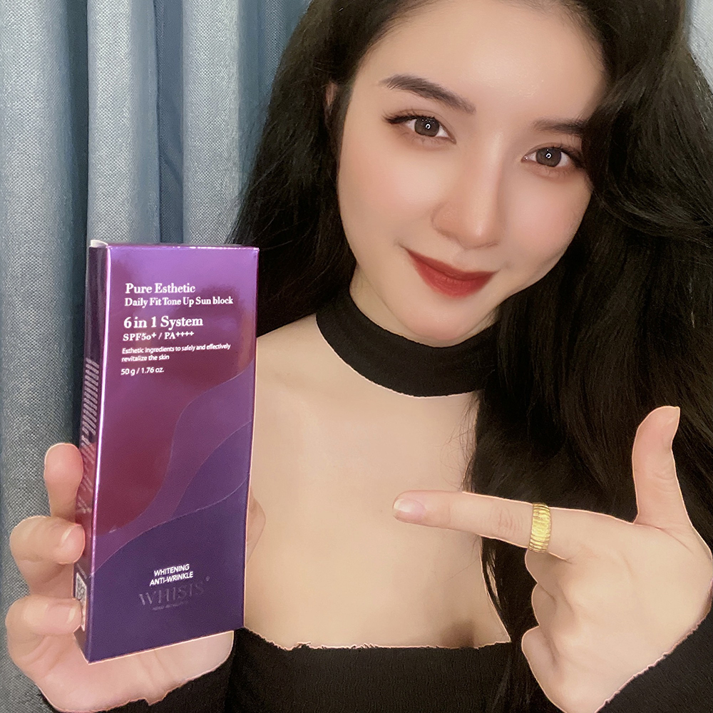 Kem Chống Nắng Sinh Học Nâng Tone Whisis SPF50+/PA++++