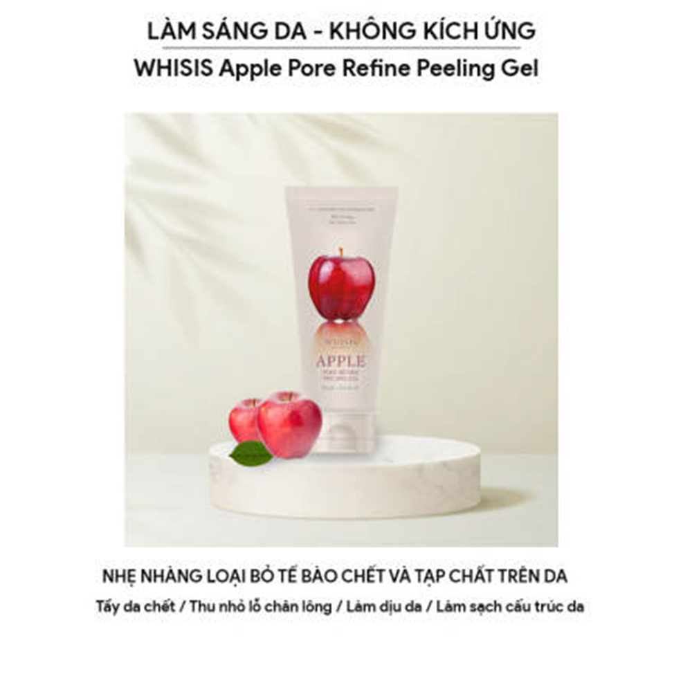 Gel Tẩy Tế Bào Chết Táo Đỏ Lên Men Thu Nhỏ Lỗ Chân Long Whisis