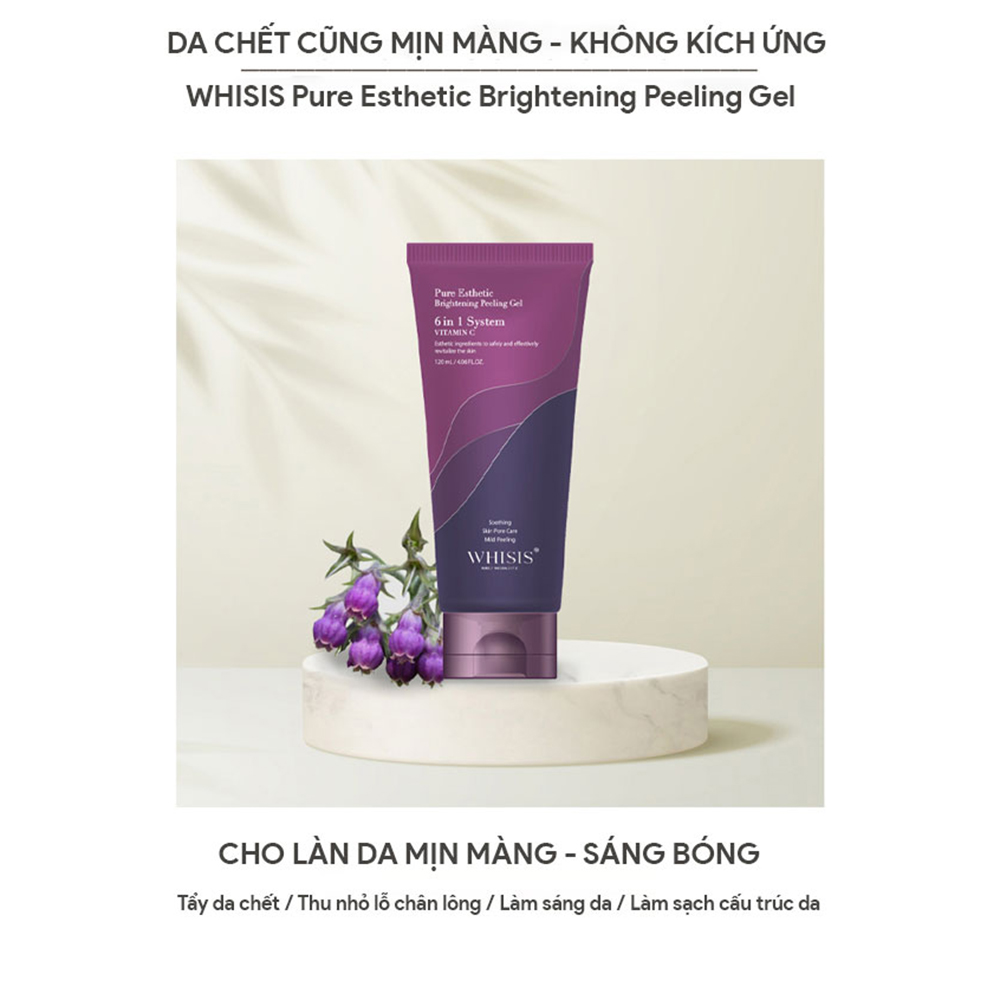 Gel Tẩy Tế Bào Chết Làm Trắng Chống Lão Hóa Whisis 120ml