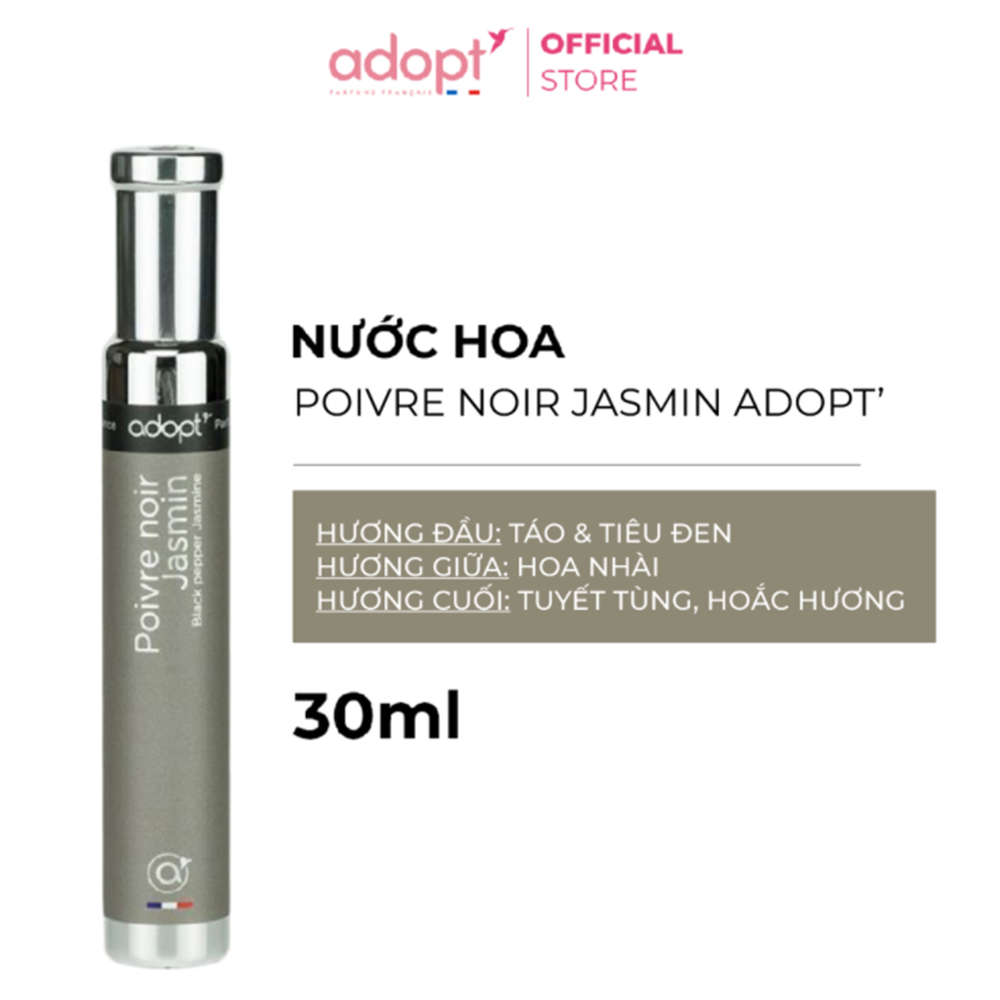 Nước Hoa Nam Poivre Noir Jasmin Adopt Hương Hoa Nhài