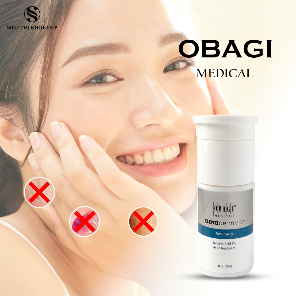 Dung Dịch BHA Giảm Mụn Obagi Clenziderm MD Pore Therapy 30ml